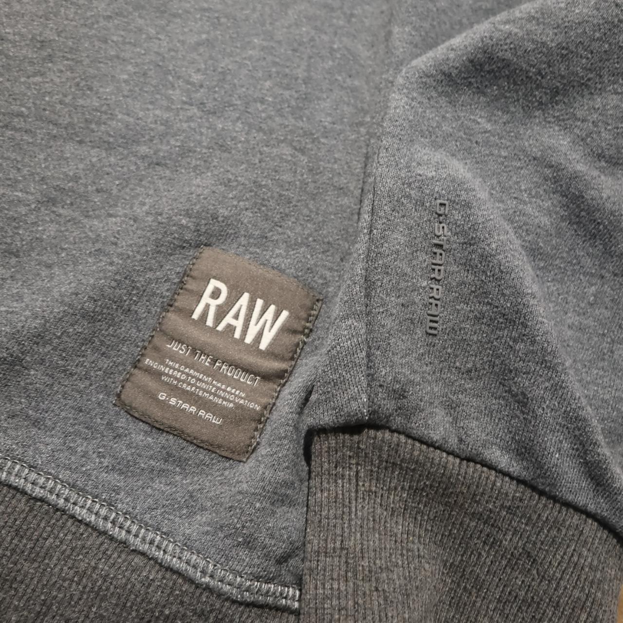 Mens Grey G-Star Sweatshirt (XL)